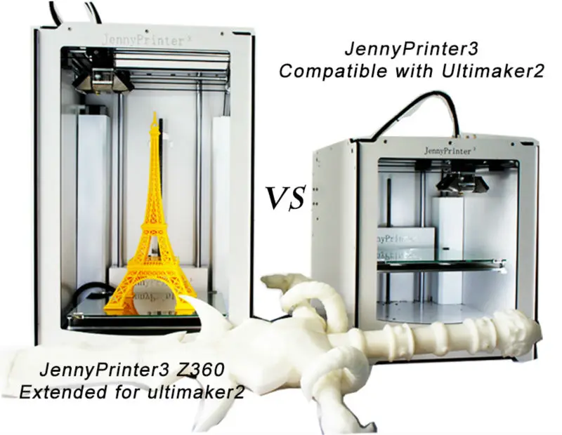 Новинка! В сборе JennyPrinter3 Z360 Extended для UM2 Ultimaker 2 высокая точность автоматическое
