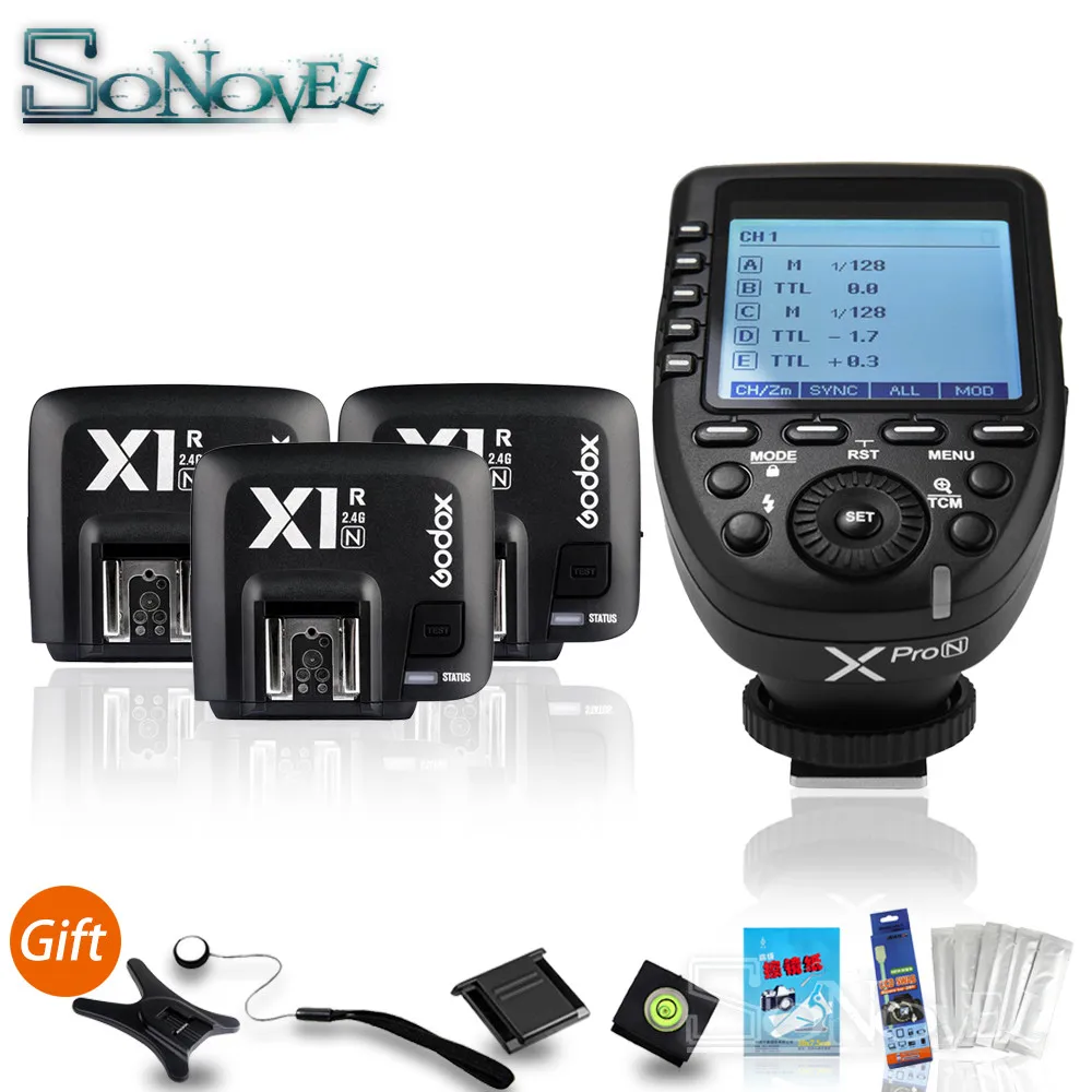 Godox Xpro N i TTL II 2.4G X System Wireless Flash Trigger with 3x X1R