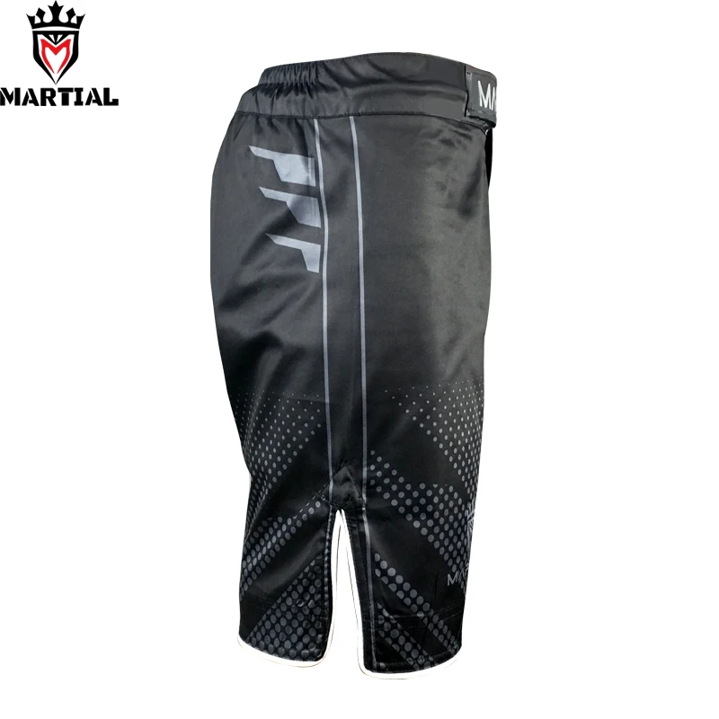 Najtaniej Martial MMA czarne szare spodenki męskie spodenki sportowe do biegania tajski kopniak spodenki bokserskie męskie szorty MMA