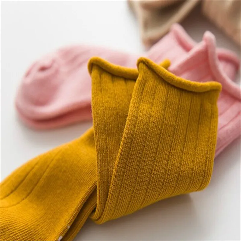 Kids Socks Cotton Solid Socks for Girls Striped Boy Baby Clothes Accessories