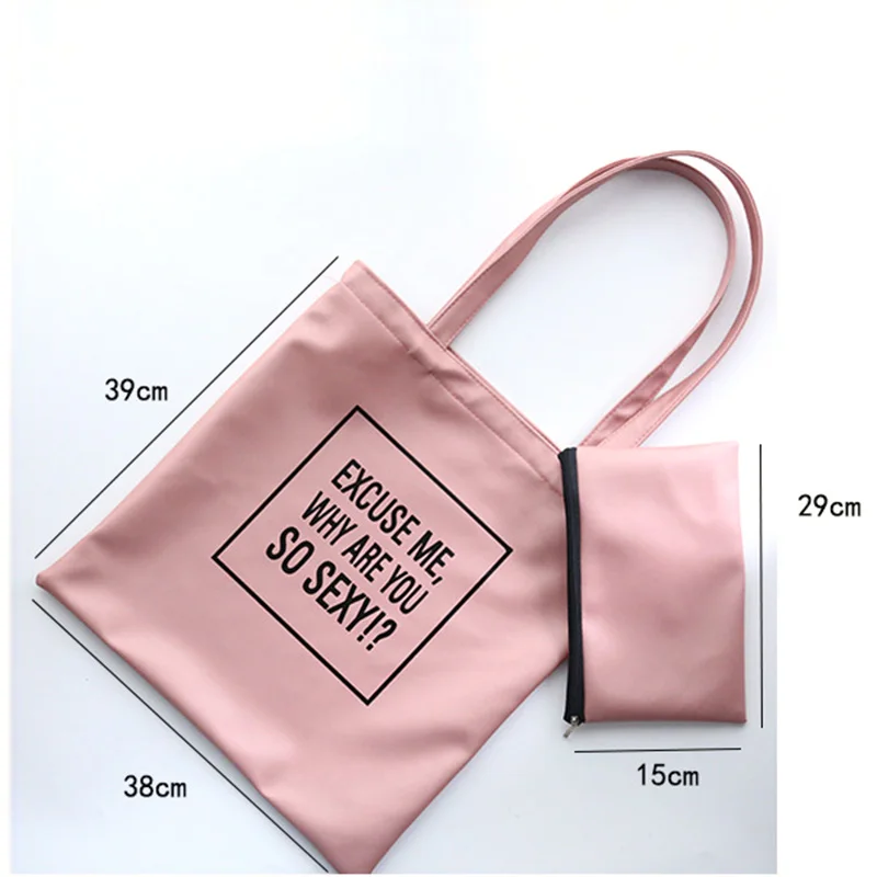 

Large Capacity Casual Shoulder Bag PU Leather Totes Handbag Waterproof Top-Handle Shopping Bag with Purse