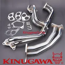 Turbo colector de escape cabeçalho para subaru sti tipo c vf42 vf36 vf37 rolagem gêmeo