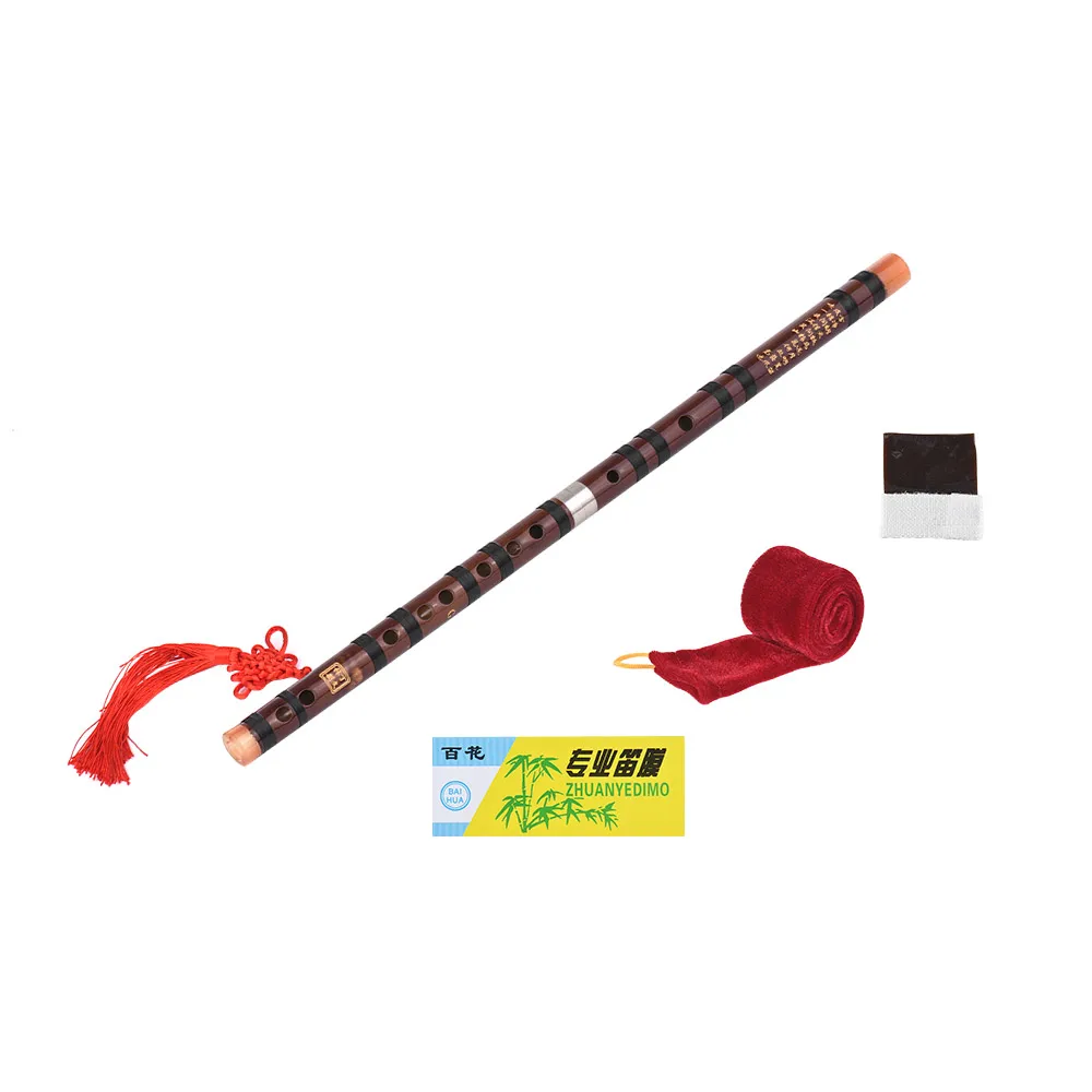 

C/ D/ E/ F/ G Key Dizi Chinese Traditional Woodwind Instrument Dizi Bitter Bamboo Flute with Chinese Knot for Beginners