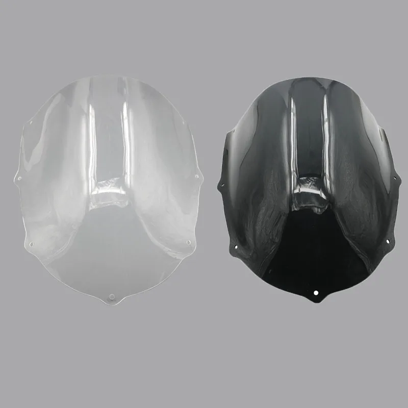 Deflettore Moto parabrezza schermo parabrezza for Aprilia RS50 RS125 RS250 RS 50 125 250 2006 2007 2008 2009 2010 2011 parabrezza Color : Black