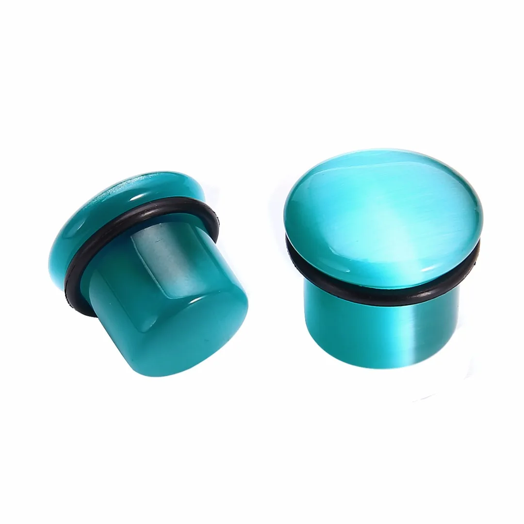 Men Ear Expander Ear Piercing Stone Ear Plugs Tunnels Gauges Expander Shellhard Body Piercing Jewelry Women Accessories 4mm-16mm