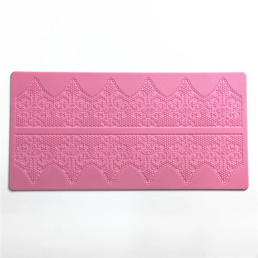 

Lace silicone mold food grade The The New cake mold cake fondant cake decorating tools Lace border Chocolate Clay