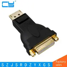 Free shipping high quality Display Port DP to DVI Female Adapter Convertor for Dell A T I Adaptor