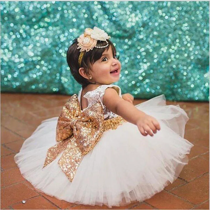 Robe D Anniversaire Pour Filles De 2 A 6 Ans Tenue De Ceremonie De Bapteme A Gros Nœud Papillon Rose Blanc Nouvelle Collection 21 Aliexpress