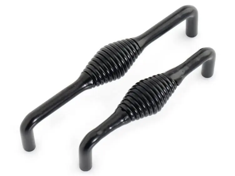 

Cabinet Hardware Black Iron  Knobs Handle NEW (C.C.:96mm,Length:102mm)