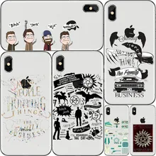 Сверхъестественное Tampa Da Caixa de Telefone Para O iPhone Da Apple 8 7 Mais 6 alem de 5 X мягкий силиконовый защитный чехол Caso