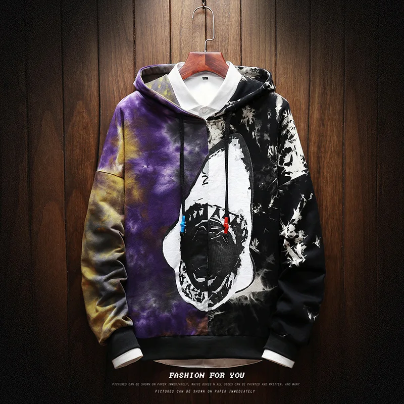  22 Style Autumn Spring 2019 Hoodie Sweatshirt Mens Hip Hop Punk Pullover Streetwear Casual Fashion 