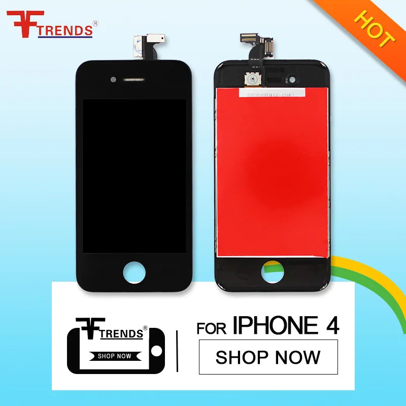 2pcs tempter glass + 10PCS for iPhone 4 4s 4g Touch Screen