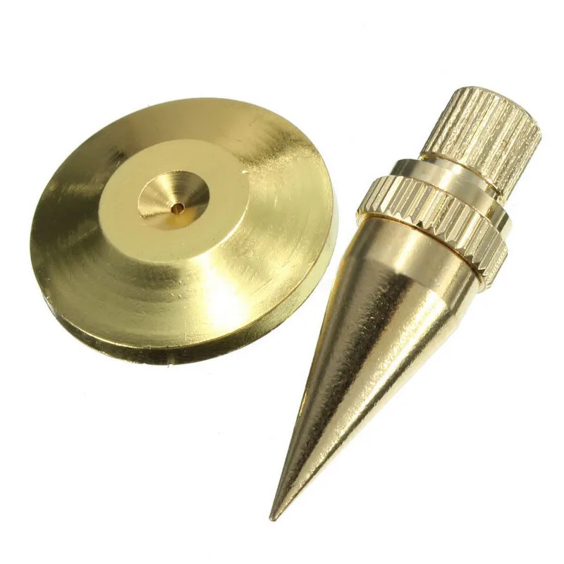 Mayitr 8sets Speaker Spike Golden Copper Isolation Cone Stand Feet+Base Pads Floor Discs For M6*36 HiFi speakers speaker frame