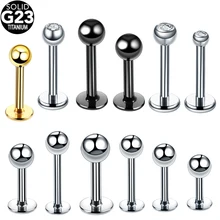 20 шт./лот Титан кольца для губ пирсинг для губы ухо для пирсинга ушной раковины кольца для хряща серьги-каффы пирсинг тела ювелирные изделия-пирсинг