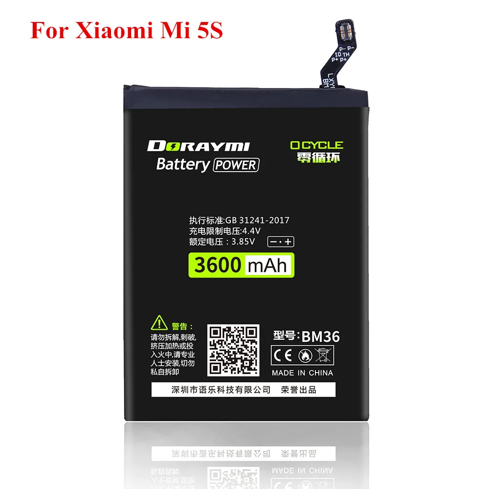 Дорэй mi Батарея BM36 BM22 BM32 BM35 BM39 для Xiaomi mi 4 4C 5 5S 6 mi 4 mi 4C mi 5 mi 6 батарей для мобильных телефонов Замена Bateria