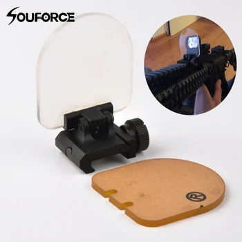 

High Quality Airsoft Sight Scope Lens Screen Protector Cover Shield Panel 20mm Rail Mount for Rifle Scope Sight