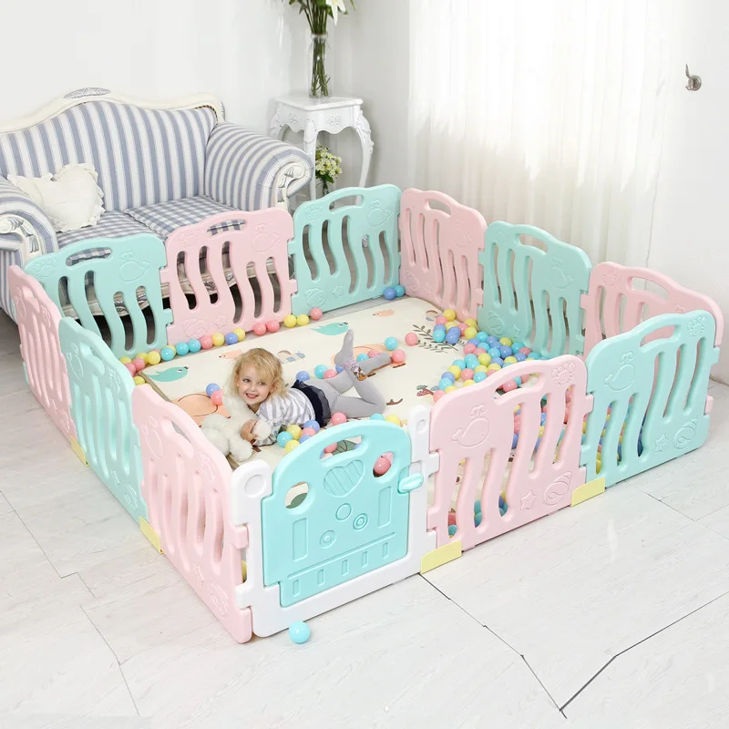 Safe Protection Baby Toddler Activity Walking Crawling Game Fence Indoor Baby Kids Play Space Fence