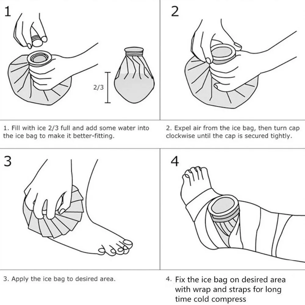 Первая помощь облегчение боли горячая холодная терапия многоразовый пакет для льда & обертывание для колена плеча спины плеча колена талии