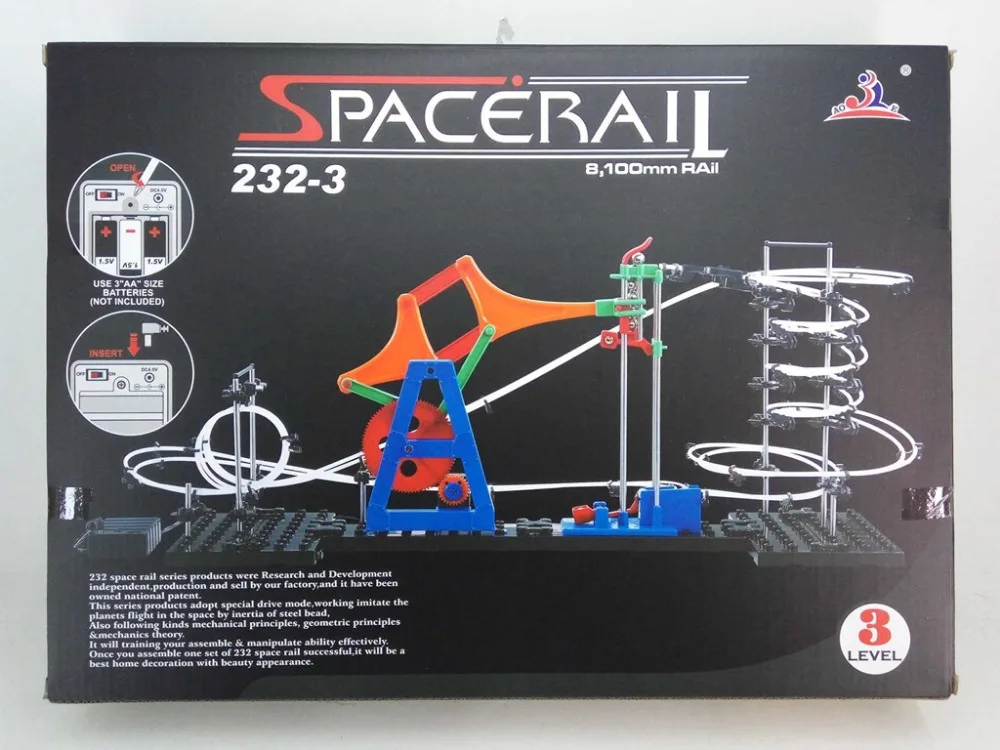 SPACERAIL креативная серия Item-3(#232-3) Инновационные DIY игрушки модели строительные наборы Phsical обучения или научная игрушка