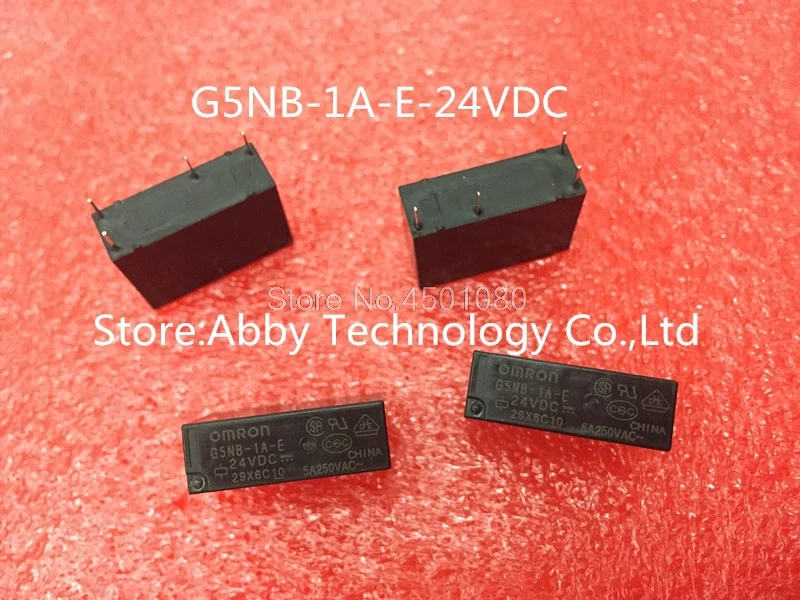 

OMRON Power Relay G5NB-1A-E-5VDC G5NB-1A-E-12VDC G5NB-1A-E-24VDC G5NB-1A-E 5V/12V/24VDC 5A 4Pins A group of normally open