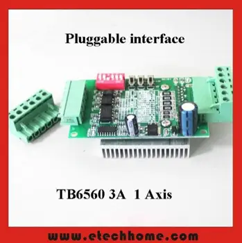 

Pluggable Interface TB6560 3A Driver Board CNC Router Toshiba chip 10 ~ 35V DC NEMA 17 23 Stepper Motor Driver Board