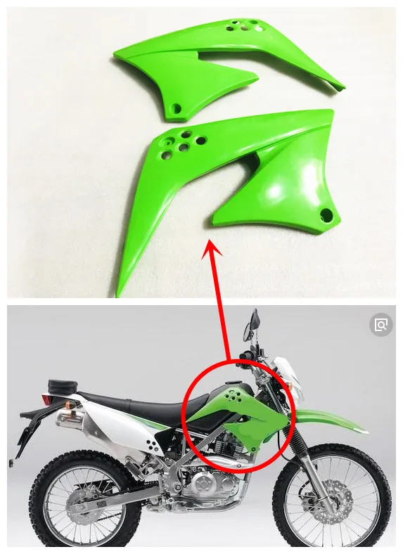 Для Kawasaki KLX 150 левая и правая крышка топливного бака боковая панель Обтекатели