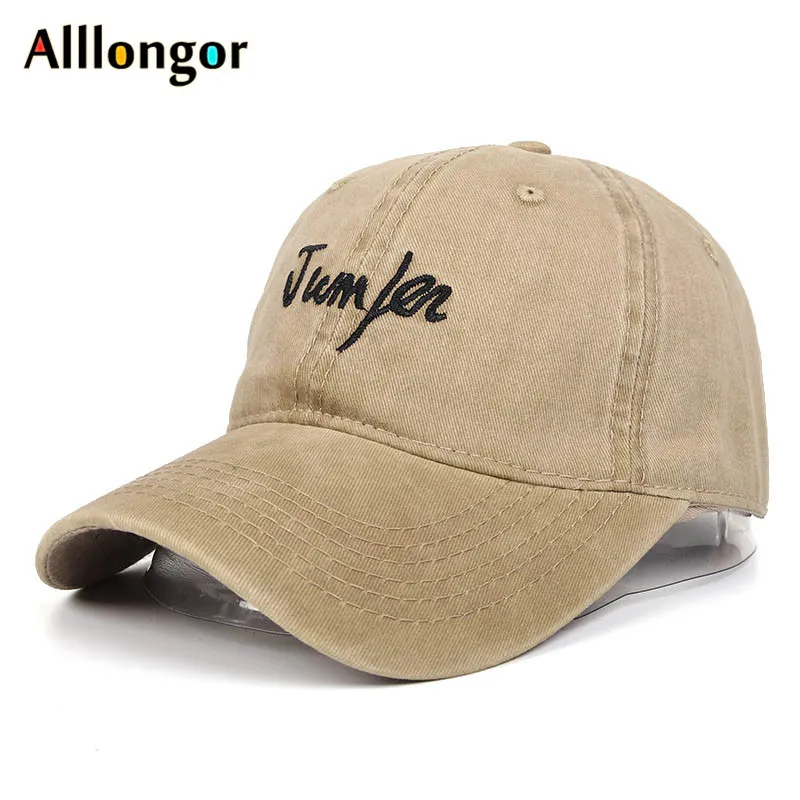 

2019 Summer Baseball Cap Women Trucker Caps for men JUMP Letter Embroidery Print hip hop Snapback Cap Dad Hat Washed Cotton