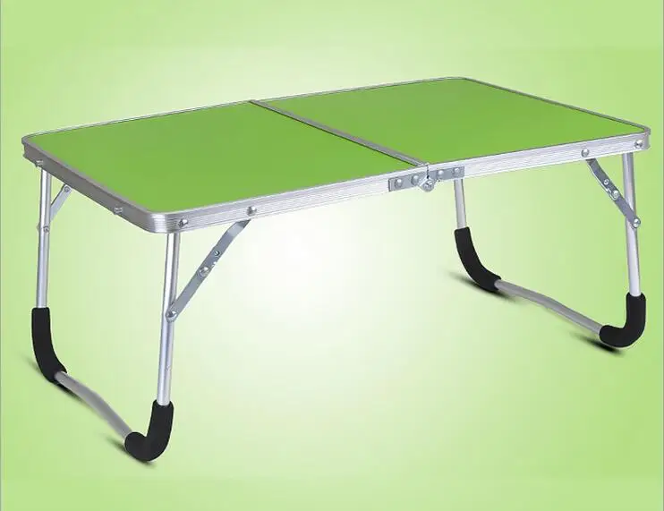 62*42*27 см Портативный Нескользящая кровать Держатель для планшета стол для компьютера складной стол для ноутбука - Цвет: Зеленый