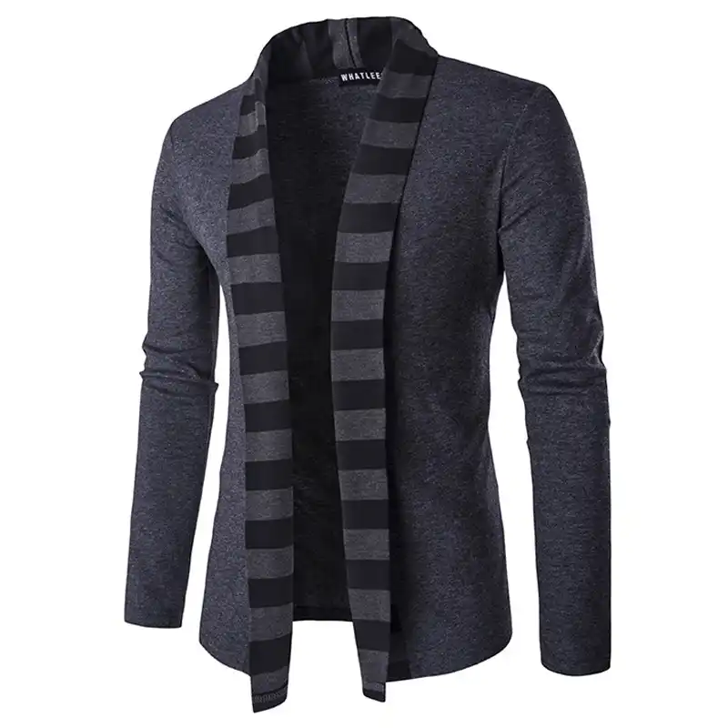 classic black cardigan