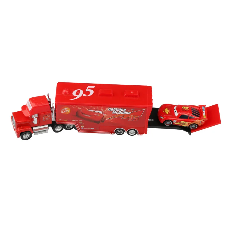 Disney Pixar Cars 2 3 Toys Lightning McQueen Jackson Storm Mack Uncle Truck 1:55 Diecast Model Car For Children Christmas Gifts