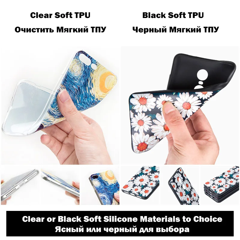 T5H-P8L-Soft TPU Case for Coque Huawei P8 LITE Silicon Back Cover Funda Ascend Lite Black Matte Pattern Phone Bags |