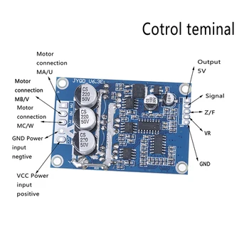 

DC 12v-36v 500w Pwm Hall Motor Controller Balancing Car Driver Control Module Balanced BLDC Driver Board