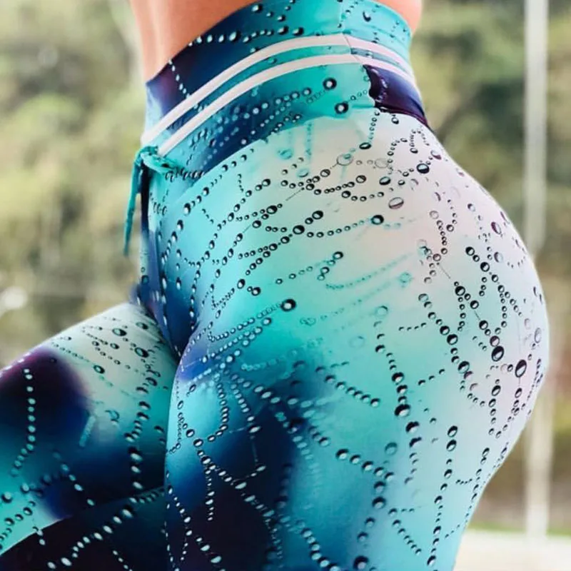 Новое поступление DreamWeb, женские леггинсы, водный 3D принт, леггинсы, спортивные, для фитнеса, брюки для женщин