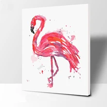 Красивая пожарная птица DIY цифровая картина маслом по номерам Европа абстрактная хлопковая картина для гостиной Настенная картина без рамки 40x50