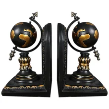 Американский Глобус форзац фигурки из смолы ретро Глобус книжная подставка модель Миниатюрные украшения креативные ремесла домашний декор