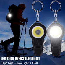 Outdoor survival whistle COB Led Lamp tent lamp Flash Light COB LED Camping Light Hook Lamp Camping Light D20