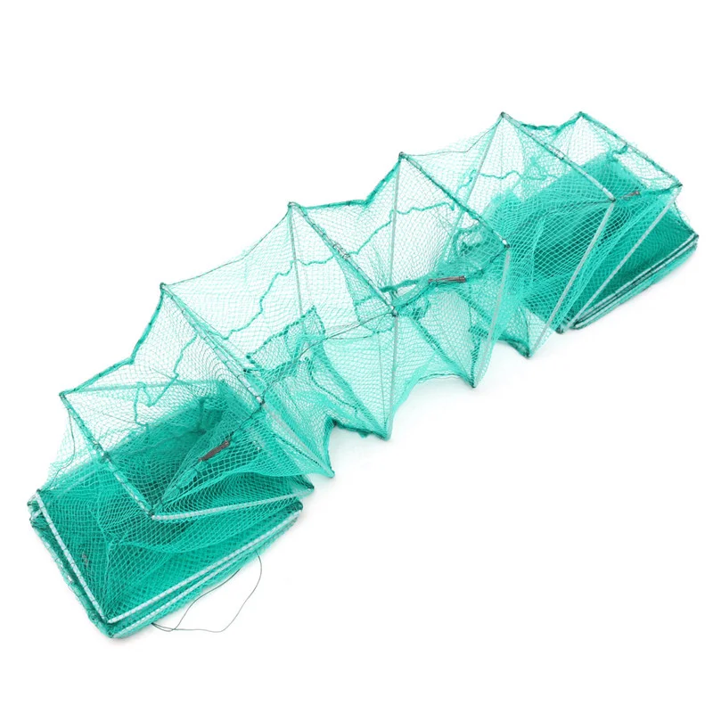 

Bobing 3.2m Nylon Fishing Net Long Tube Fish Eel Shrimp Crab Lobster Trap Fishing Pot Cage Foldable Portable Tackle Tools