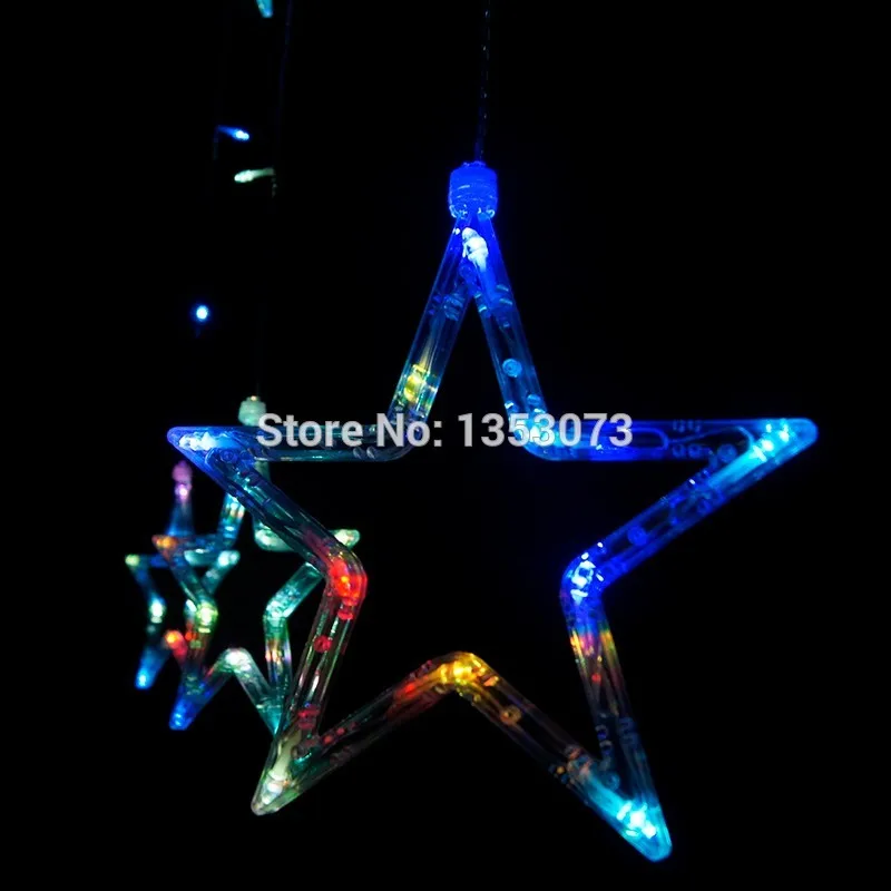 Star LED Light String Living Room Bedroom Valentines Day Nightclub KTV Party Decoration Lamps - rgb lighting
