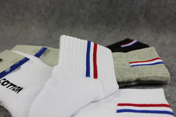 3 пара/лот махровые мужские носки для бега спортивные chaussettes homme на открытом воздухе хлопковые утепленные короткие носки белые calcetines hombre