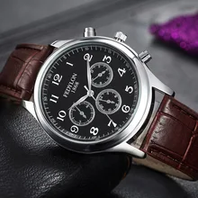 Relogio Masculino, модные мужские часы, Топ бренд, роскошные кожаные деловые часы для мужчин и женщин, кварцевые часы, Montre Homme