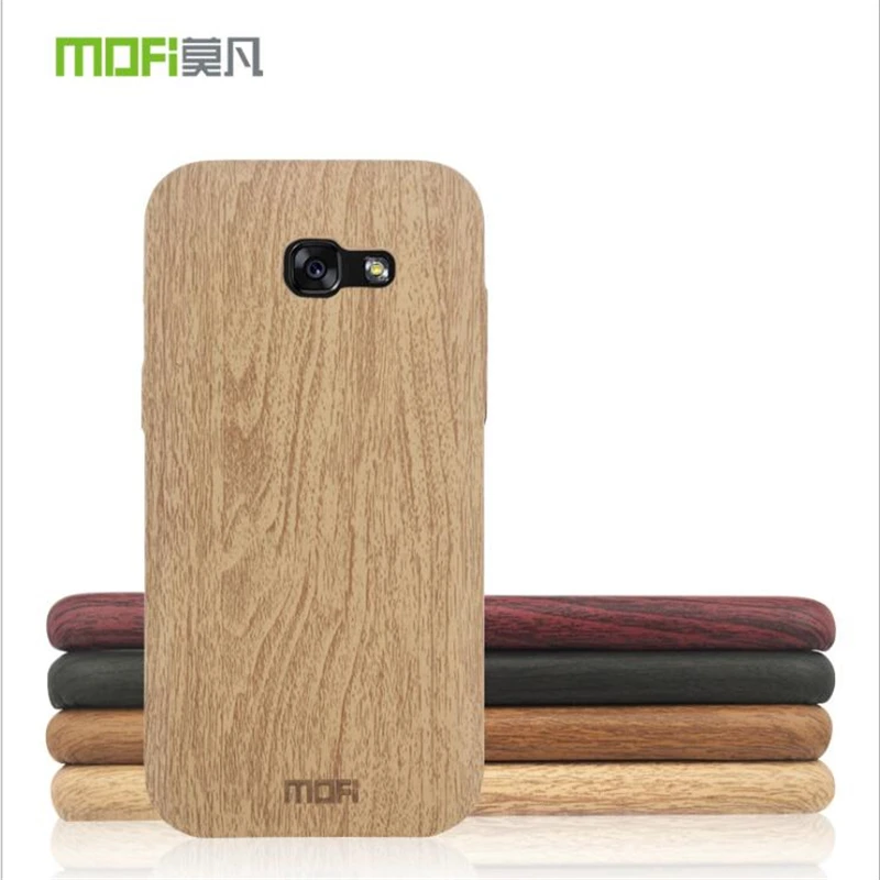 Новый деревянный чехол Mofi для Samsung Galaxy A3 2017 A5 A7 A720 телефона оболочка|Бамперы| |