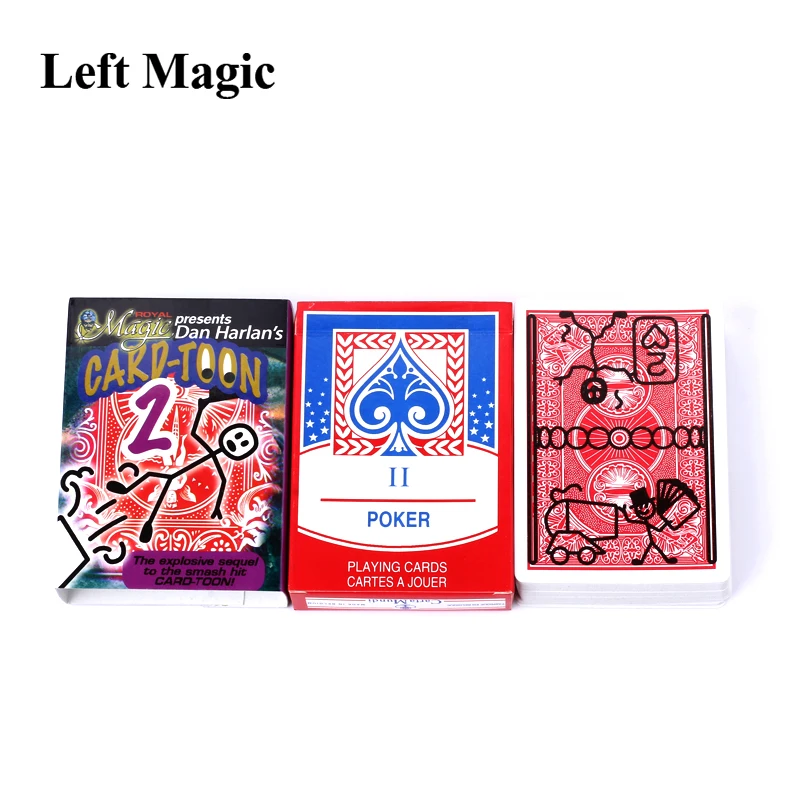 

Magic Cartoon Cardtoon Deck Magic Tricks Pack Playing Card Toon Animation Prediction Funny Magic Magic Props Gimmick G8029