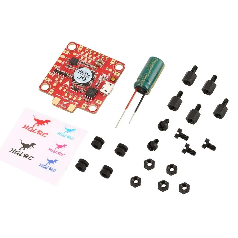 

F4 FLAME V2 2-6S Lipo Flight Controller FC Betaflight OSD 5V BEC for RC Racing Quadcopter Drone Aircraft UAV RC Accessory