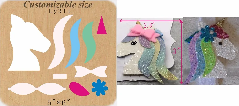 

Robot Unicorn Attack new wooden mould cutting dies for scrapbooking Thickness-15.8mm