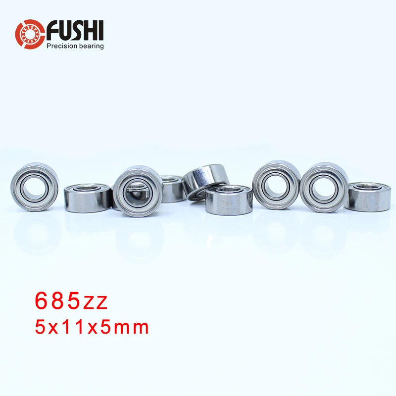 685ZZ ABEC-5 (100 шт.) 5x11x5 мм Миниатюрные шарикоподшипники 618/5ZZ EMQ Z3V3 | Строительство и