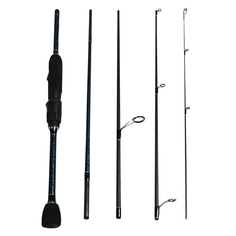 

High Strength 5 Section Carbon Fiber Spinning Fishing Rod 1.8m M Power Super Lightweight Casting Fishing Rod Carp Fishing Pole