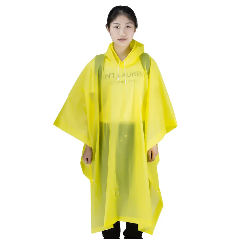 Дождевик плащ от дождя плащь женский дождивик пончо мужское прозрачный водонепроницаемый дождевики плащ дождь дождь - Цвет: Цвет: желтый