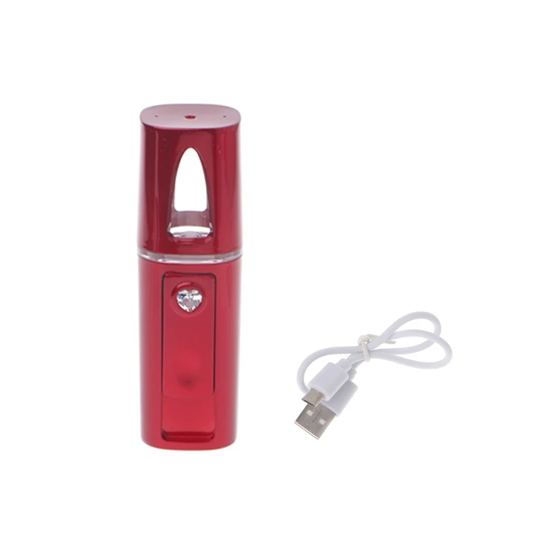 KEMEI Handy нано аэрозоль увлажняющий лицо портативный распылитель лица гидратион USB Перезаряжаемый мини-инструмент для красоты - Цвет: red