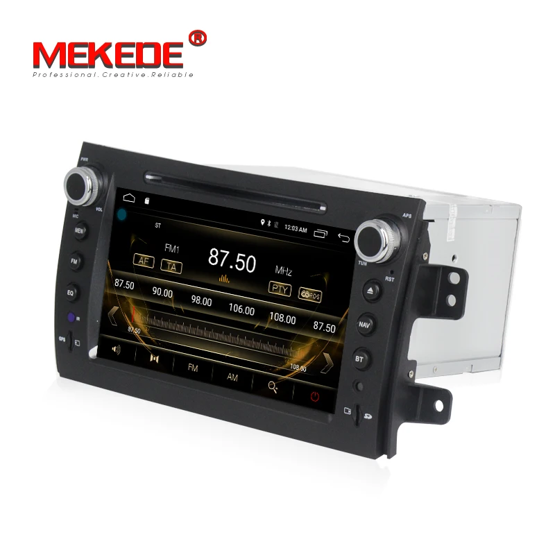 Perfect MEKEDE 2G RAM 2 DIN Android 7.1 For Suzuki SX4 2006-2013 Quad Core 8" 1024*600 Bluetooth Car DVD Radio Player GPS Navigation 5