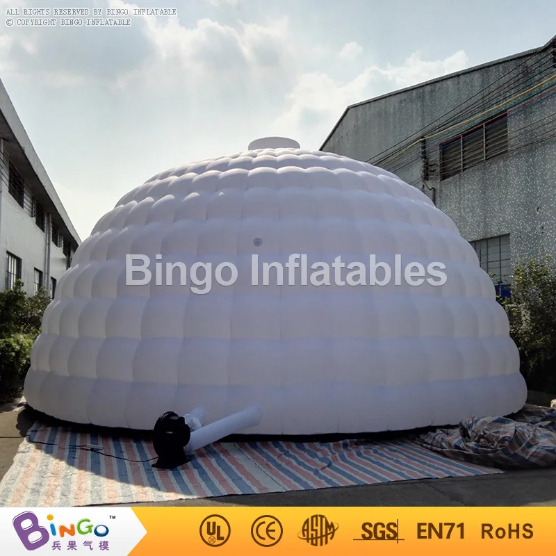  big outdoor igloo tent/inflatable dome tent with door 8m diameter for party/events/advertising toy 